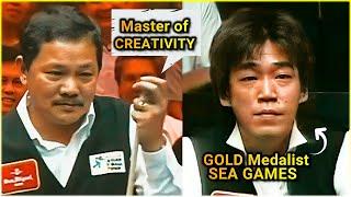 Efren BATA Reyes -Master of Creativity  Shocks The Japanese SEA Games Gold Medalist
