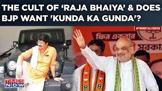 Amit Shah Raja Bhaiya Meet BJP’s Purvanchal Lok Sabha Plan Needs ‘Kunda Ka Gunda’? Eye On Rajputs?