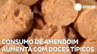 Brasil deve produzir 850 mil toneladas de amendoim