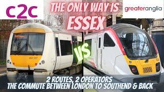 Greater Anglia vs C2C London to Southend and back - which commute is better?