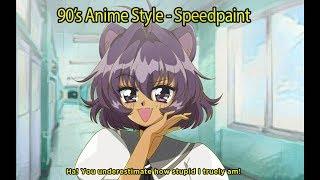 90s Anime Art Style - Speedpaint