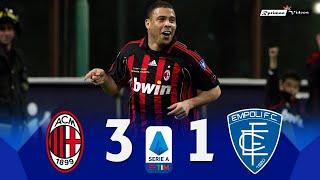 Milan 3 x 1 Empoli Ronaldos Show ● Serie A 0607 Extended Goals & Highlights HD