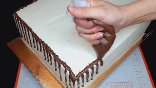 УДИВИТЕЛЬНОЕ украшение домашнего торта Идеи украшения для торта своими руками.