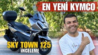 Kymconun En Yeni Modeli  Sky Town 125 Scooter motosiklet inceleme  Kolaçan