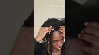 SIMPLE CHIC & CLASSY 4C NATURAL HAIRSTYLE #4chair #naturalhairstyles #4chairstyles