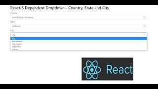 ReactJS Dependent Dropdown - Country State and City