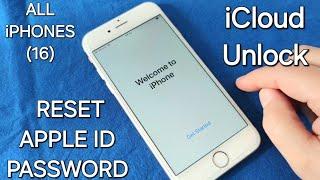 iCloud Unlock with Reset Apple ID and Password Any iPhone 45678X111213141516