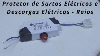 Como Montar  Instalar um Protetor de Surtos e Descargas Elétricas nas Luminárias ou outros Aparelhos