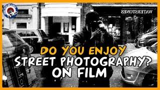 Street Photography on Film and Making Prints in the Darkroom.