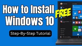 How to Install Windows 10 in 2024 Step By Step Tutorial