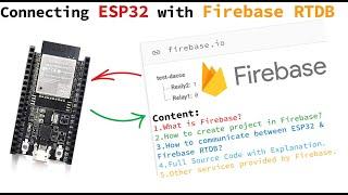 Connecting ESP32 with Google Firebase Firebase Real-Time Database setup  ESP32 Firebase tutorial