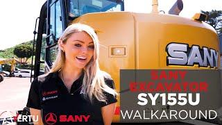 SANY SY155U Walkaround  Vertu Equipment