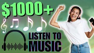 Get Paid $1000+ Listening To Music  Make Money Online 2024