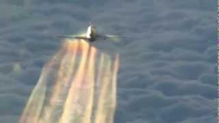 ChemTrail Sprayer   100% proof   filmed up close by AF pilots