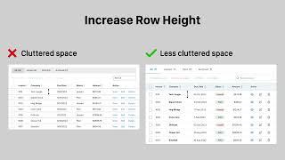 UI Design Tips for a Better Data Table UX