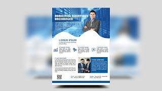 Modern Corporate Flyer Design  Photoshop Tutorials