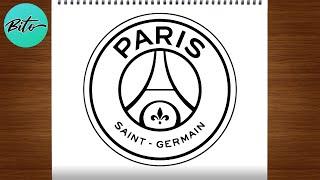 Como desenhar o escudo do PSG Paris Saint-Germain