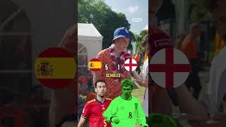 SPAIN v ENGLAND EUROS LEGENDS FOOTBALL CHALLENGE  #shorts