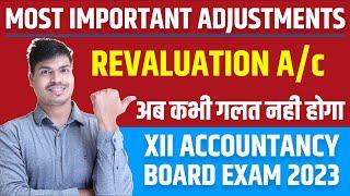 Revaluation Ac All most important Adjustment  Full syllabus Covered  Dont Miss before Board 2023