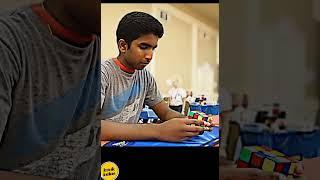 Iconik Indian Player Pavan Ravindra Solves Cube in Record Time #record #shorts #motivation