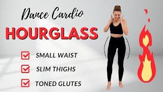 40 Min DANCE CARDIO for an HOURGLASS FIGURESMALLER WAIST & SLIM THIGHSNO JUMPINGNO REPEAT