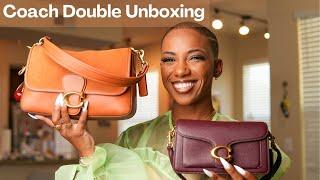 Coach Double Unboxing  Coach Soft Tabby & Coach Tabby 20  Handbag Review  Angelles Life