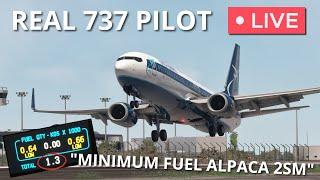 Declaring MINIMUM FUEL in the PMDG 737  Montego Bay - Santa Marta