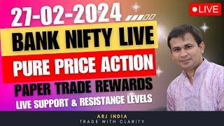 Live Trading Banknifty & Nifty  27-02-2024  @arjindia #nifty50 #banknifty