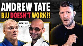 BISPING & ANTHONY SMITH react to ANDREW TATES BJJ RANT  Smith challenges Tate to a fight