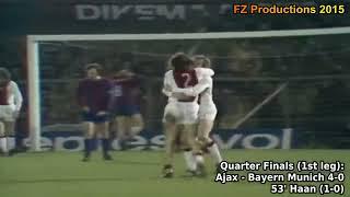 1972-1973 European Cup AFC Ajax All Goals Road to Victory