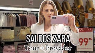 SALDOS ZARA 2024  TOUR + PROVADOR  MUITAS PEÇAS REMARCADAS.