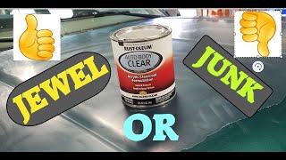 Rustoleum Automotive Clearcoat Jewel or Junk? GOOD or BAD? #DIY #Autobody #Rusto #Paintjob 3W1B