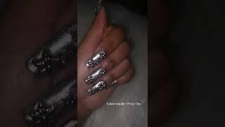 Salon Quality press-ons  #fashion #baddie #pressonnails #viral