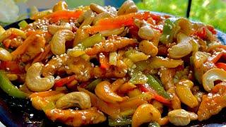 Restaurant cashewnut salad made at home and eat with fun Bangladeshi Restaurant Style CASHEWNUT SALAD