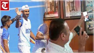 Indian hockey player Mandeep Singh video calls father after historic win at Paris Olympics