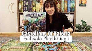 Castellans Of Valeria  Full Solo Playthrough