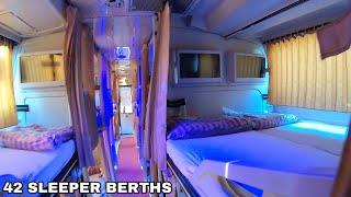 Volvo B11R Celeste Sleeper Bus  SMK Prakash  Orange Travels Premium Luxury Interiors & Exteriors