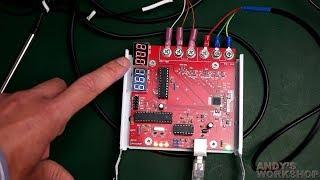Accurate temperature sensing with a USB interface