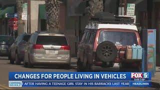 Changes for people living in vehicles