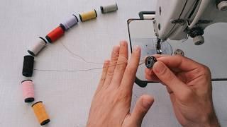 I used 8 threads in the sewing machine at the same time
