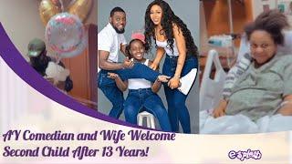 AY Makun And Wife Welcome Second Child After 13 Years 