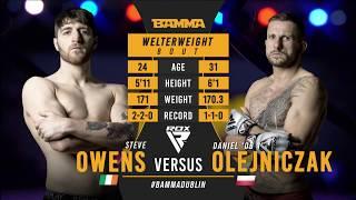 BAMMA 35 Steve Owens vs Daniel Olejniczak