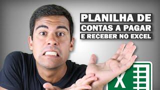 Planilha de CONTAS A PAGAR e RECEBER Excel Como fazer do ZERO