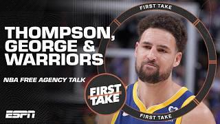 Would keeping Klay Thompson or landing Paul George help the Warriors more?   First Take