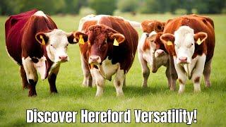 Hereford Cattle Deciding Between Beef Or Breeding?