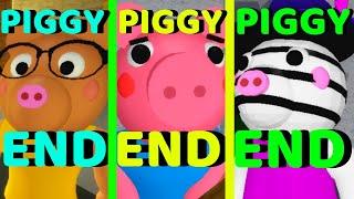 Roblox - All 10 Endings - Piggy