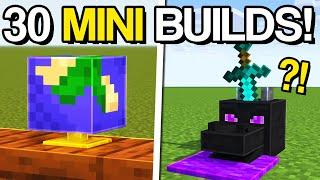 Minecraft 30+ MINI Build Hacks & Ideas