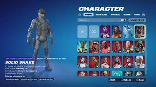 Fortnite Character Select Screen -  Eduqas GCSE Media Studies