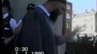 Abu Abdullah outside the mosque