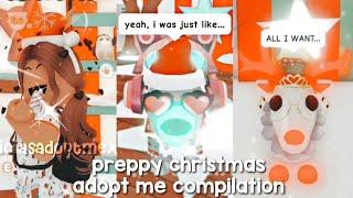 preppy christmas adopt me compilation  preppyrae